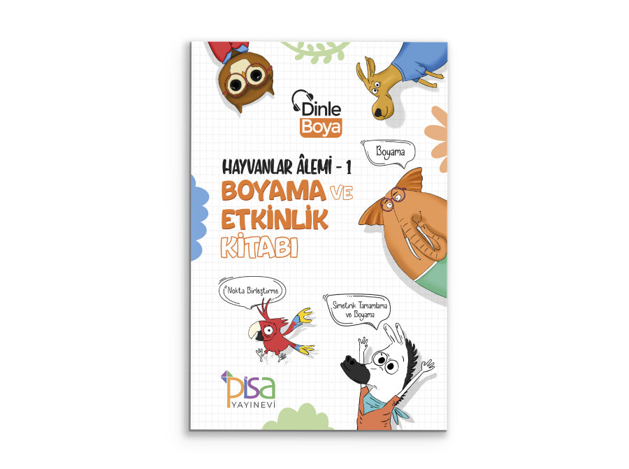 Hayvanlar Âlemi Boyama ve Etkinlik Kitabı - 1