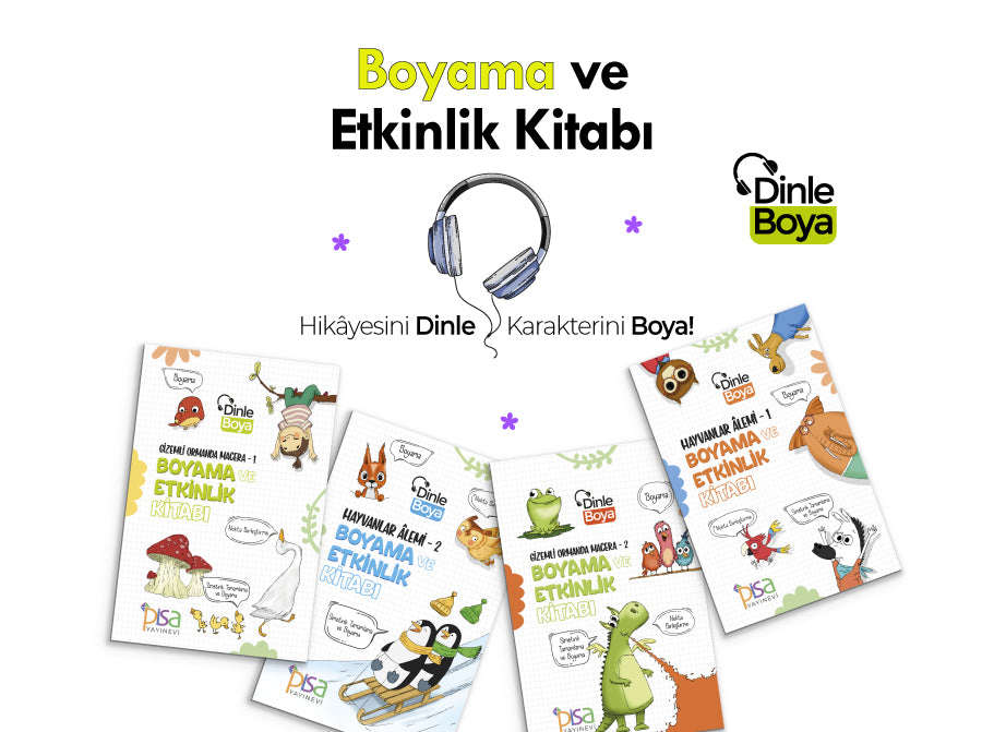 Hayvanlar Âlemi Boyama ve Etkinlik Kitabı - 1